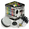 Drill Brush Power Scrubber By Useful Products 5 in W 5 in L Brush, White W-S-42O-QC-DB